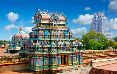 Temple lors d'un voyage en Inde