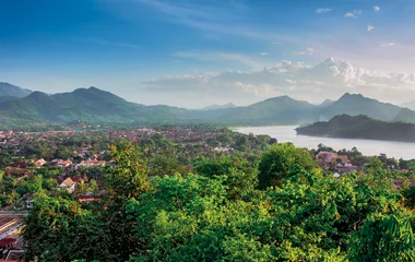 Paysage naturel lors d'un voyage au Laos