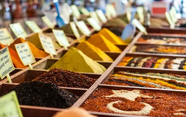 Etal d'épices lors d'un voyage au Sri Lanka