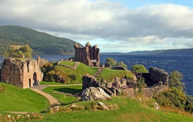 Paysage et ruines lors d'un voyage en Ecosse