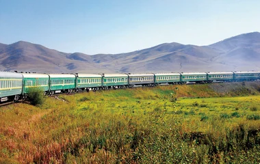 Transsibérien lors d'un voyage en Russie