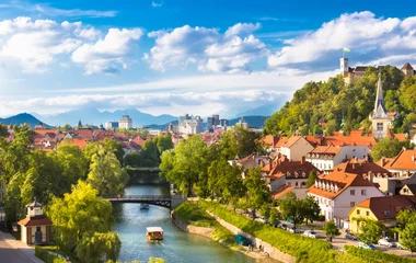 Ville de Ljubljana lors d'un voyage en Slovénie