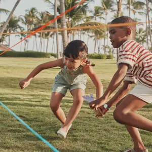Children enjoying their holidays