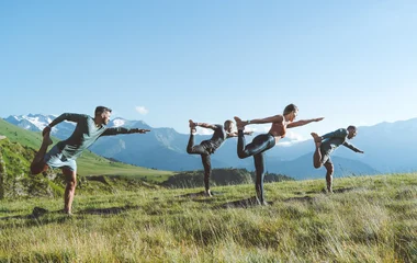 yoga en exterieur montagne club med