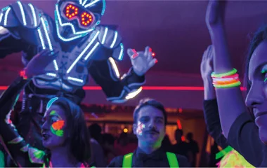 La piste de danse au Club Med