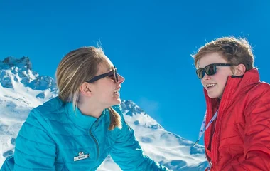 mere et fils a la montagne