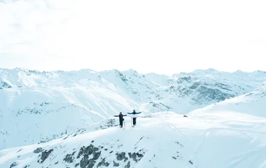 paysage montagneux tignes