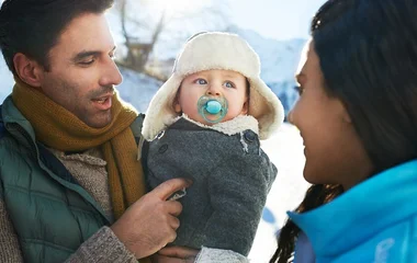 Vacances au ski avec bébé