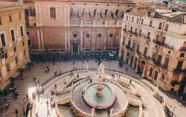 Fontana Pretoria symbole de Palerme et de la Renaissance