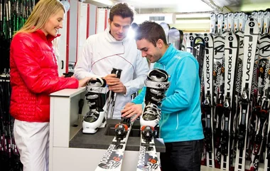 Right equipment from skis to boots