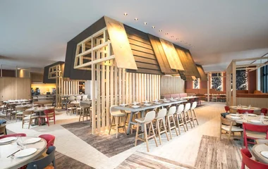 Ski resort's restaurant