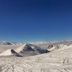 Fresh snow in the Alps