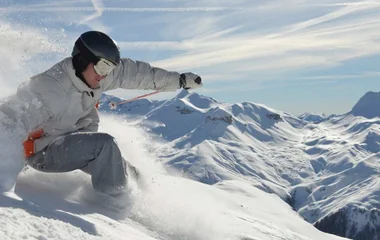 Black slopes for advanced skiers