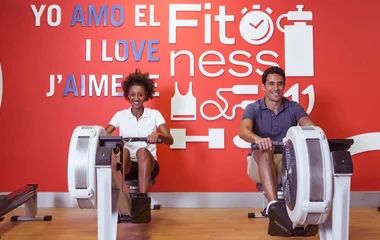Fitness and snowboarding exercises