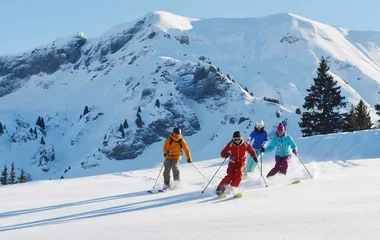 French alps March and April