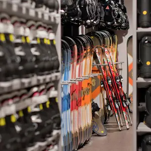 Ski rental room at Club Med