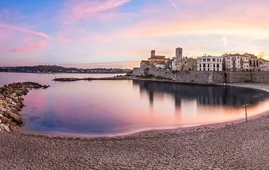 Cap d'Antibes beach in France