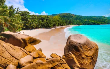 Gorgeous beach at the Sainte Anne Marine Park