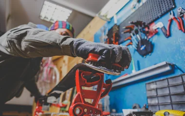 Snowboard Werkstatt