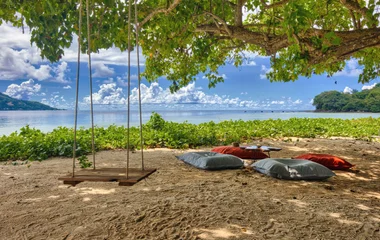 Strand auf den Seychellen