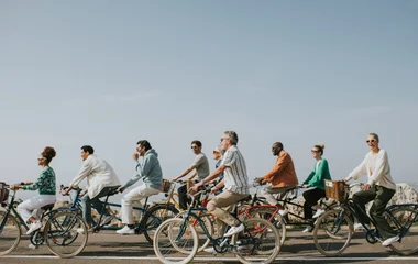 Fahrrad fahren in Marbella, Spanien