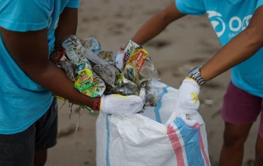 Beach Cleanup Seychellen