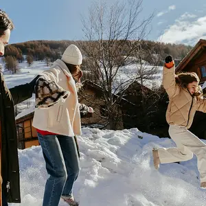 family ski holiday in the Alps