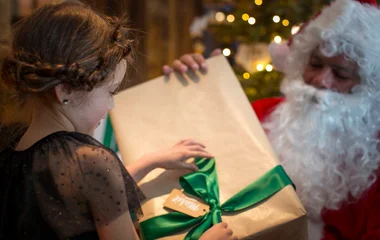 Santa Visits at Club Med