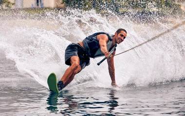 Water-skiing on your Club Med holiday