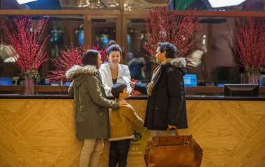 Check-in at Club Med