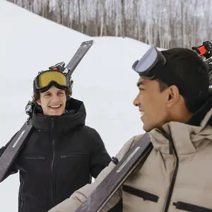 What is glacier skiing