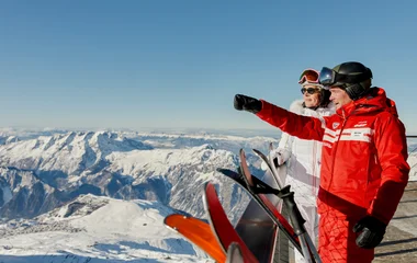 Three valleys skiing