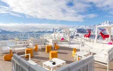 Views of the Alps from Arcs Panorama