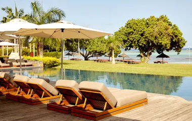 La Pointe in Mauritius resort pool
