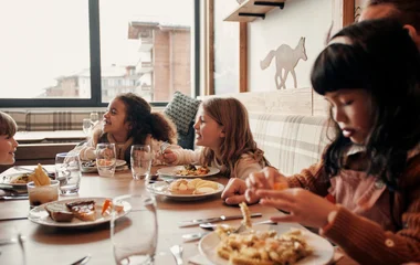 Lunch at Club Med for the Mini Club