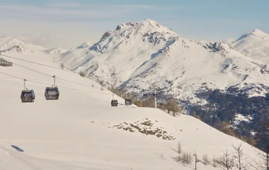 snowcapped mountains in the Alps
