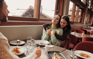 Eating in Chalet