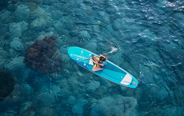 Paddeln in der Atlantik