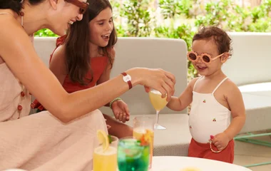 Mãe e seus dois filhos