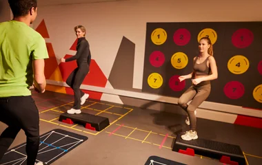 Entrenamiento en el gimnasio.