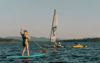 paddleboarding in bali