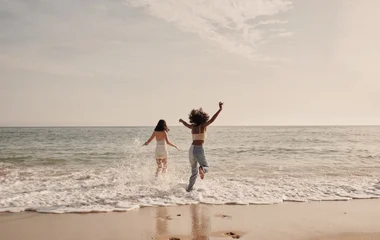 teens in sea
