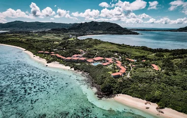 luxury resort by the ocean