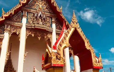 Temple Wat Chalong en Thaïlande