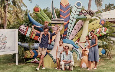 People playing padel