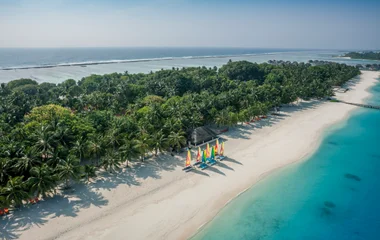 Strand, Meer und Wälder