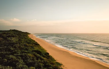 Plage côte du KwaZulu-Natal en Afrique du Sud