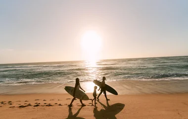 Surfeurs en Afrique du Sud