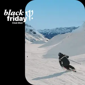 Man skiing in the Alps