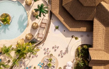 Vista del resort.